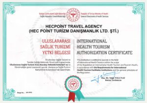 International Health Tourism Authorization Certificate